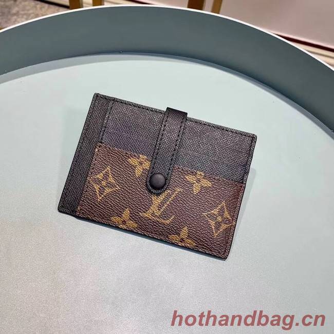 Louis Vuitton Monogram Canvas Card Holder M61730 Black