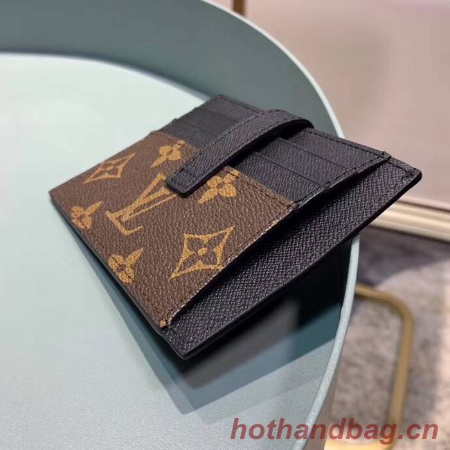 Louis Vuitton Monogram Canvas Card Holder M61730 Black