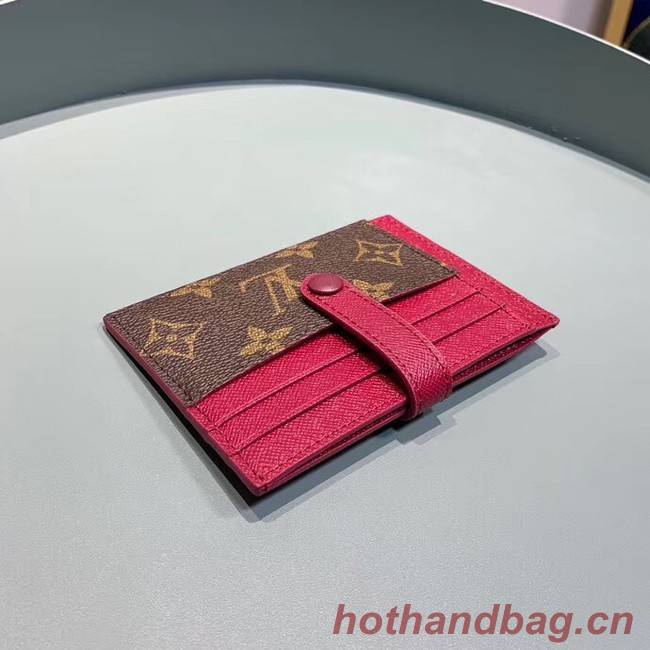 Louis Vuitton Monogram Canvas Card Holder M61730 Purple