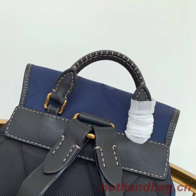 Burberry Large Backpack Fabric BU3699 blue