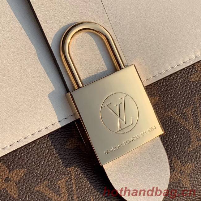 Louis Vuitton Original Leather LOCKY BB M44653 cream