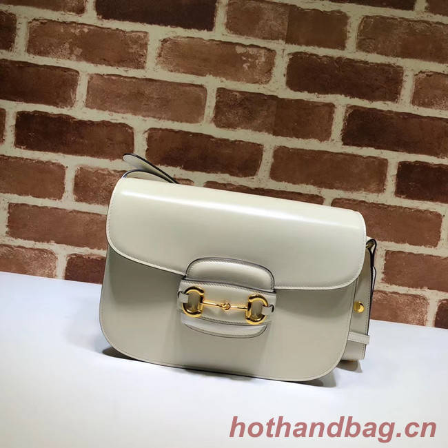 Gucci 1955 leather shoulder bag 602204 white