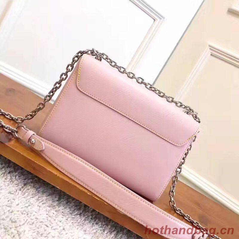 Louis vuitton original epi leather TWIST MM M50332 pink