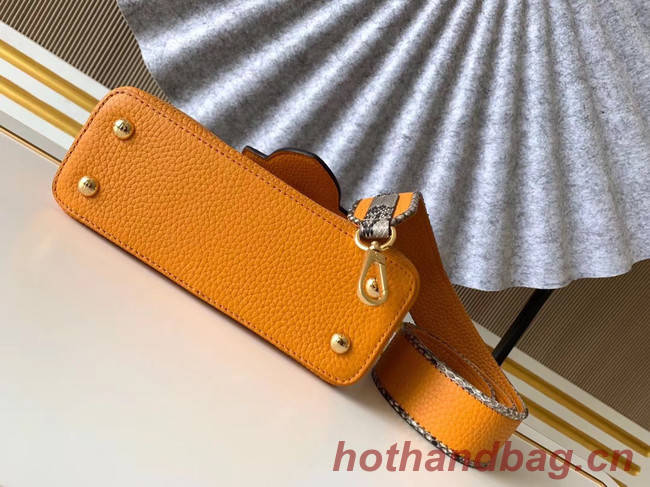 Louis Vuitton Original Taurillon leather CAPUCINES BB M95509 yellow