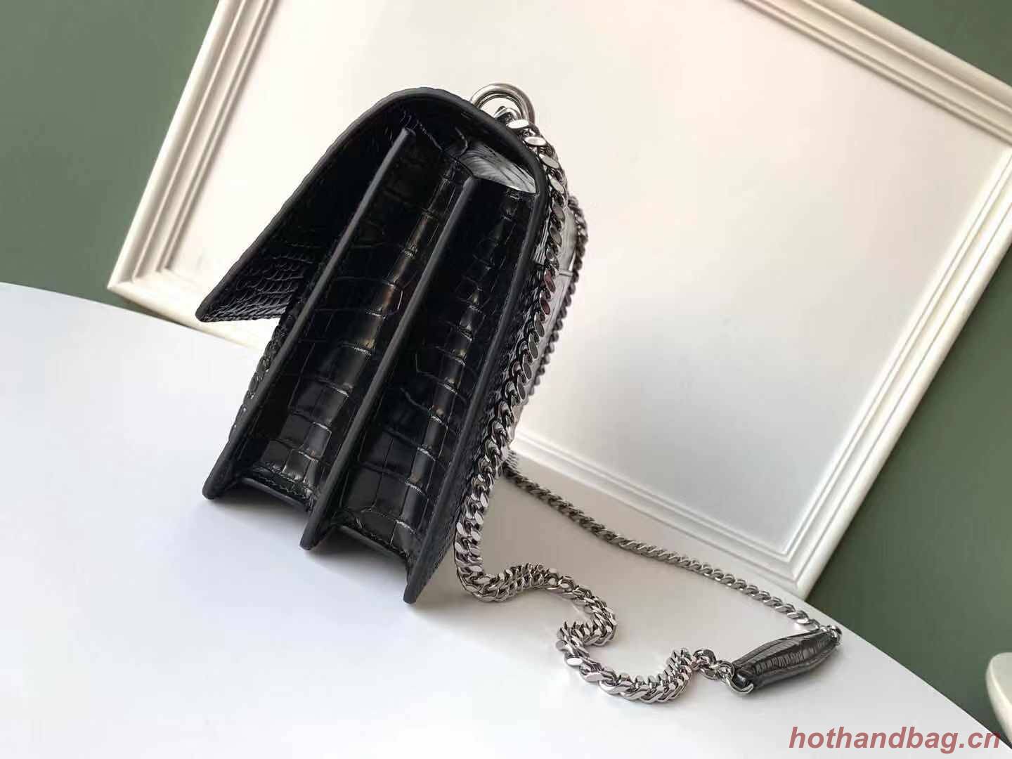 SAINT LAURENT leather shoulder bag Y550228 black