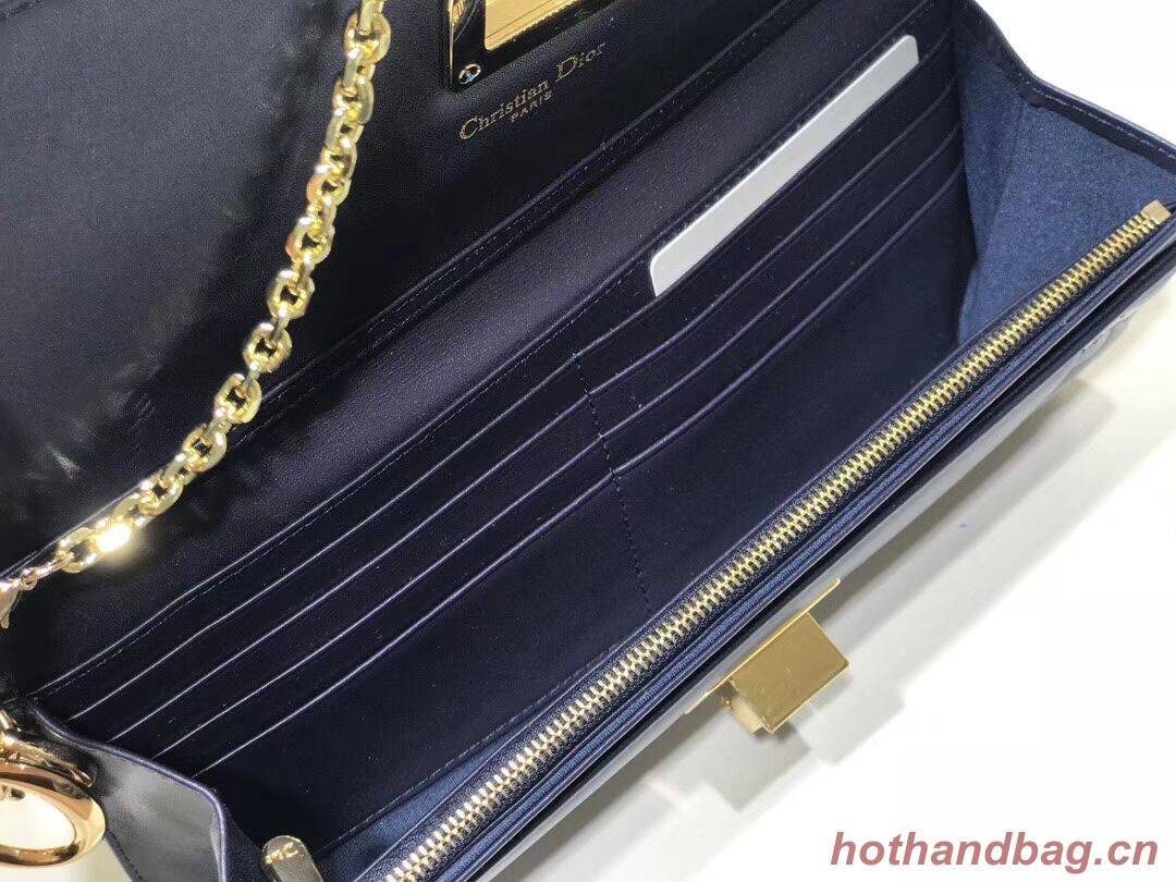 DIOR CLUTCH  gold-tone metal C1040A black