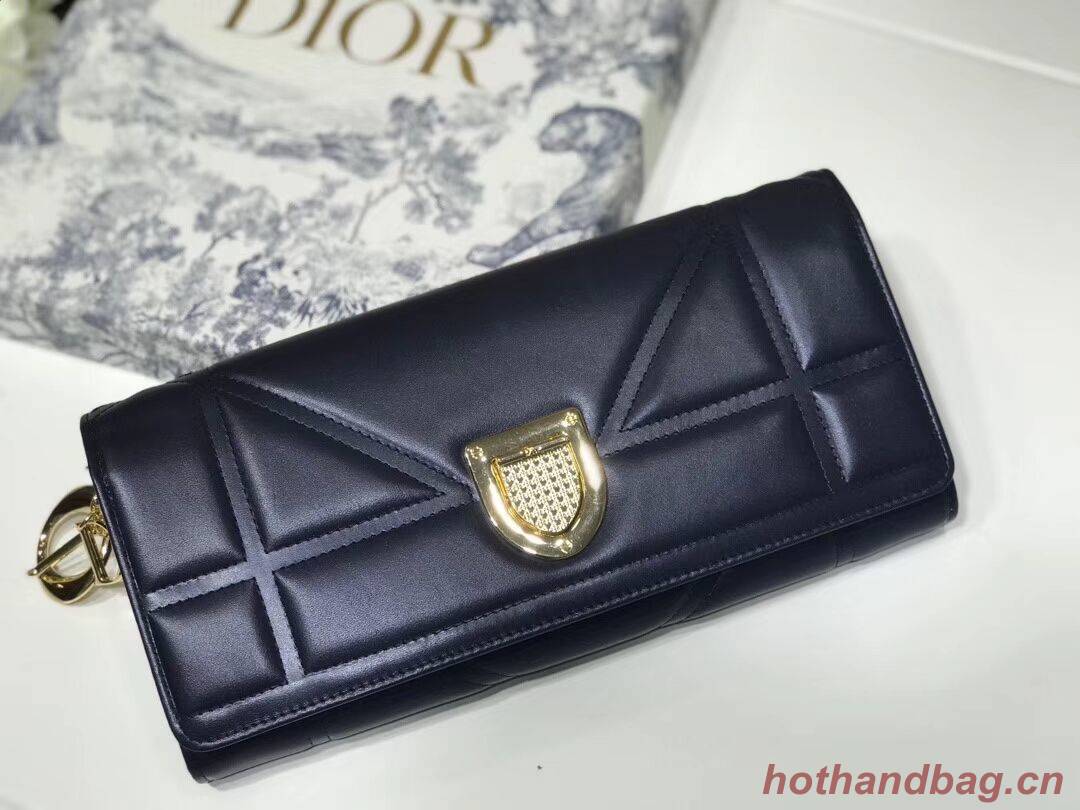 DIOR CLUTCH  gold-tone metal C1040A black