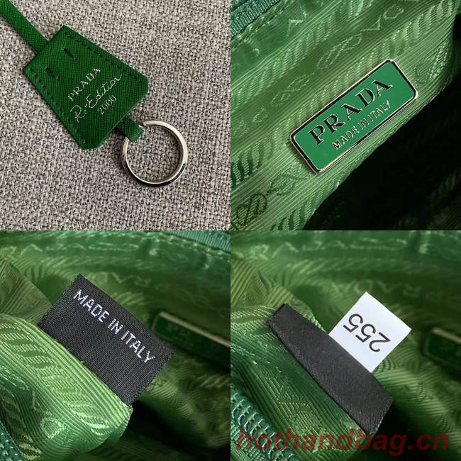 Prada Re-Edition nylon Tote bag 91204 green