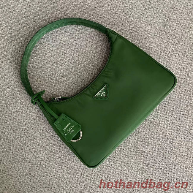 Prada Re-Edition nylon Tote bag 91204 green