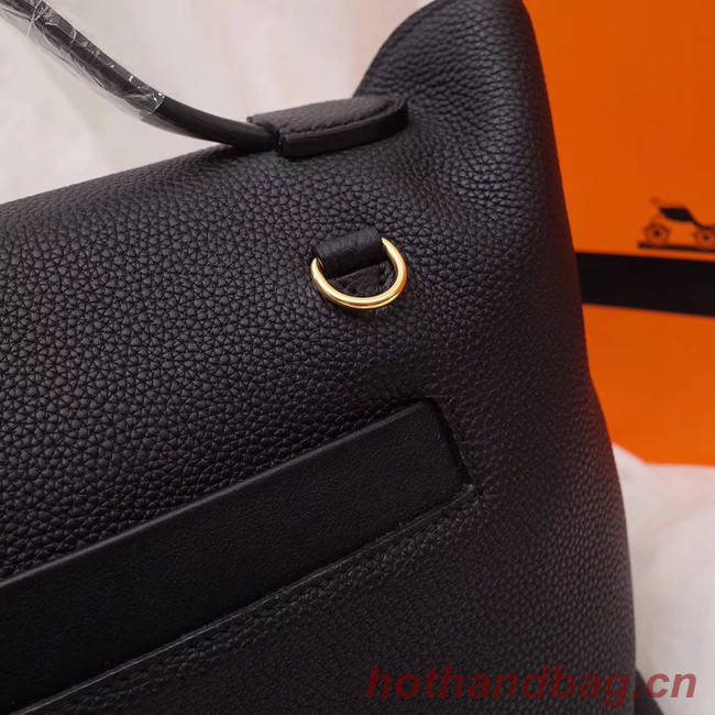 Hermes Kelly togo Leather Tote Bag H2424 black