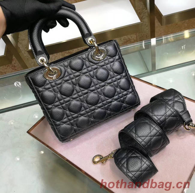 Dior MINI LADY DIOR CALFSKIN BAG M0574 black