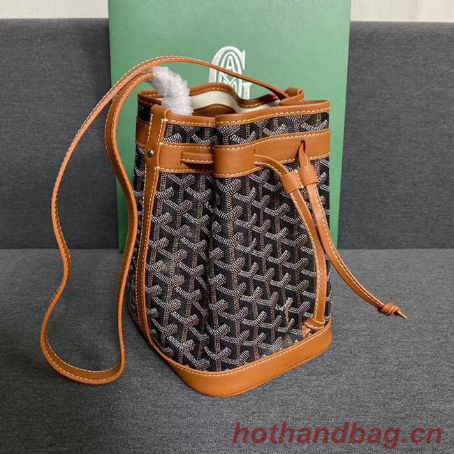 Goyard petit flot drawstring Bag G6959 black&brown