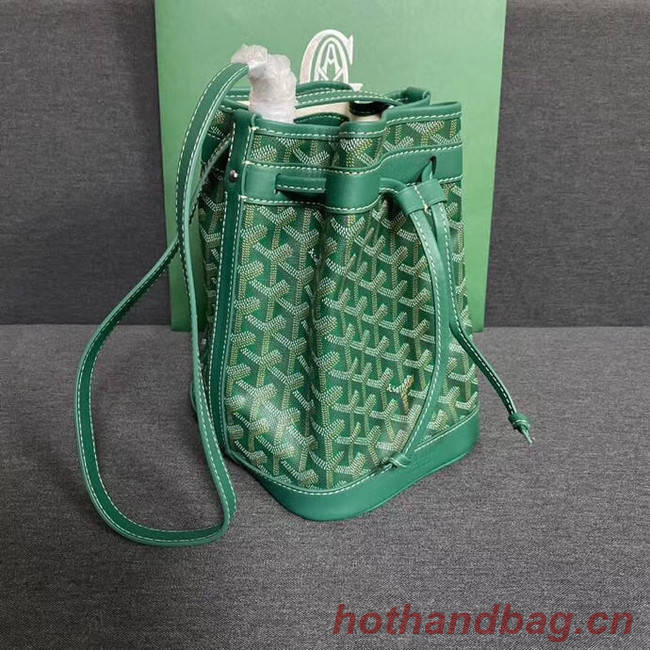 Goyard petit flot drawstring Bag G6959 green