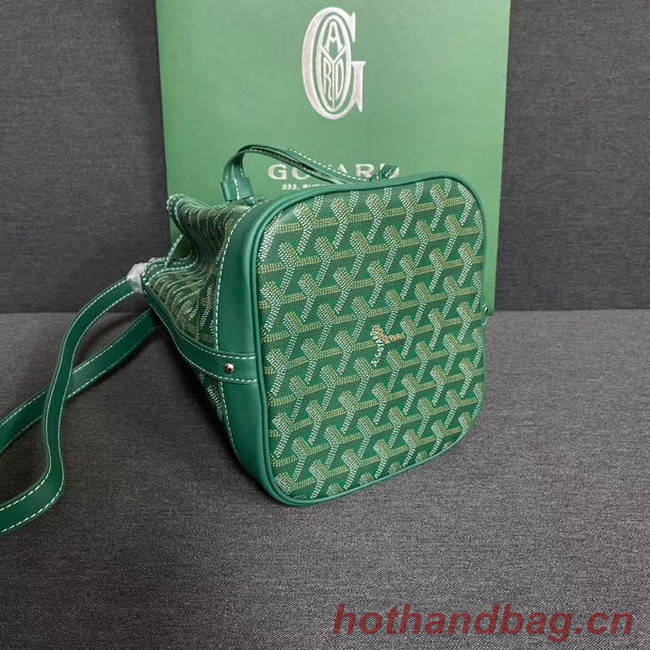 Goyard petit flot drawstring Bag G6959 green