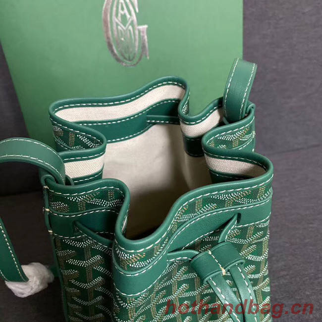 Goyard petit flot drawstring Bag G6959 green