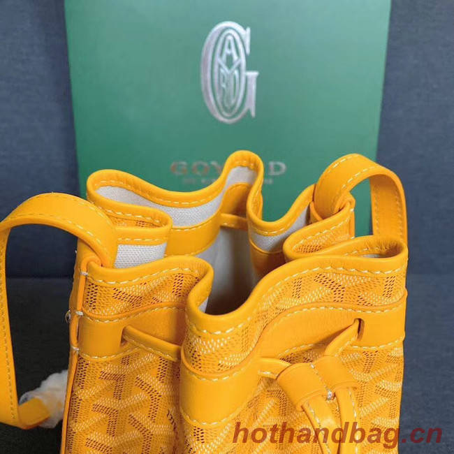 Goyard petit flot drawstring Bag G6959 yellow