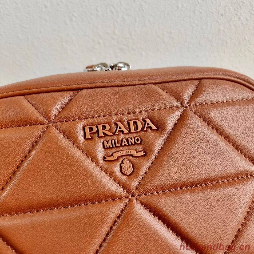 Prada Spectrum shoulder bag 1BH141 Camel