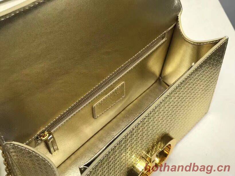 Dior 30 MONTAIGNE SMOOTH CALFSKIN FLAP BAG C9230 gold 