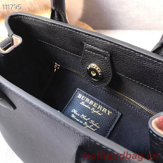 BurBerry Leather Tote Bag 7461 black