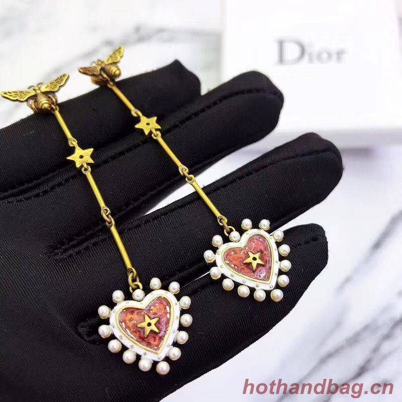 Dior Earrings DIOR4598 Red