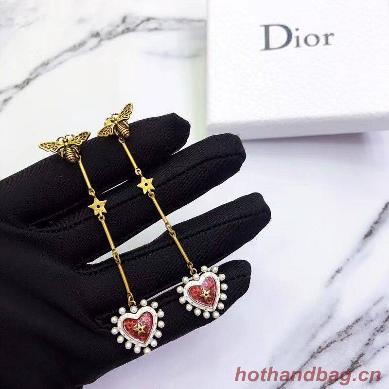 Dior Earrings DIOR4598 Red