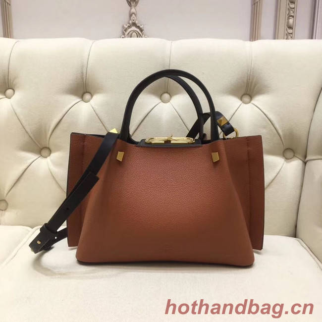 VALENTINO Origianl leather tote 2070 brown