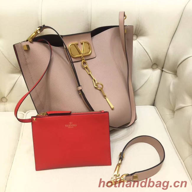 VALENTINO Origianl leather tote 2078 light pink