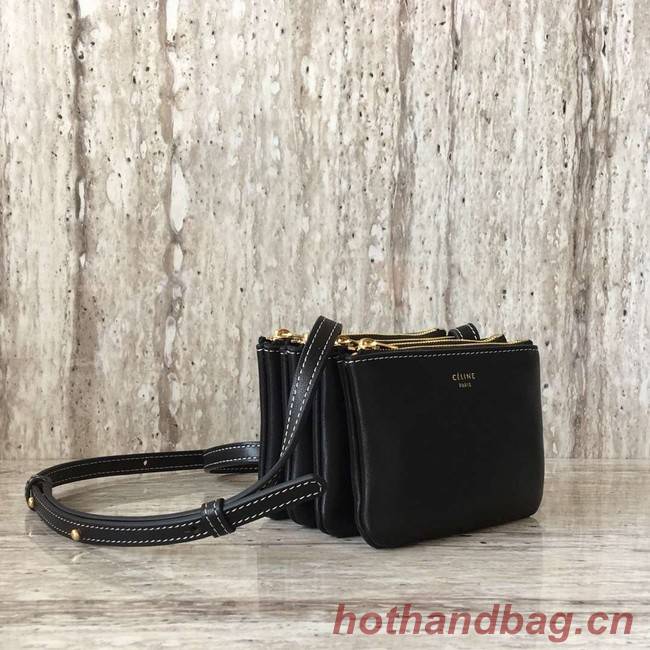 Celine TRIO BAG IN SMOOTH LAMBSKIN MINI 1920 black