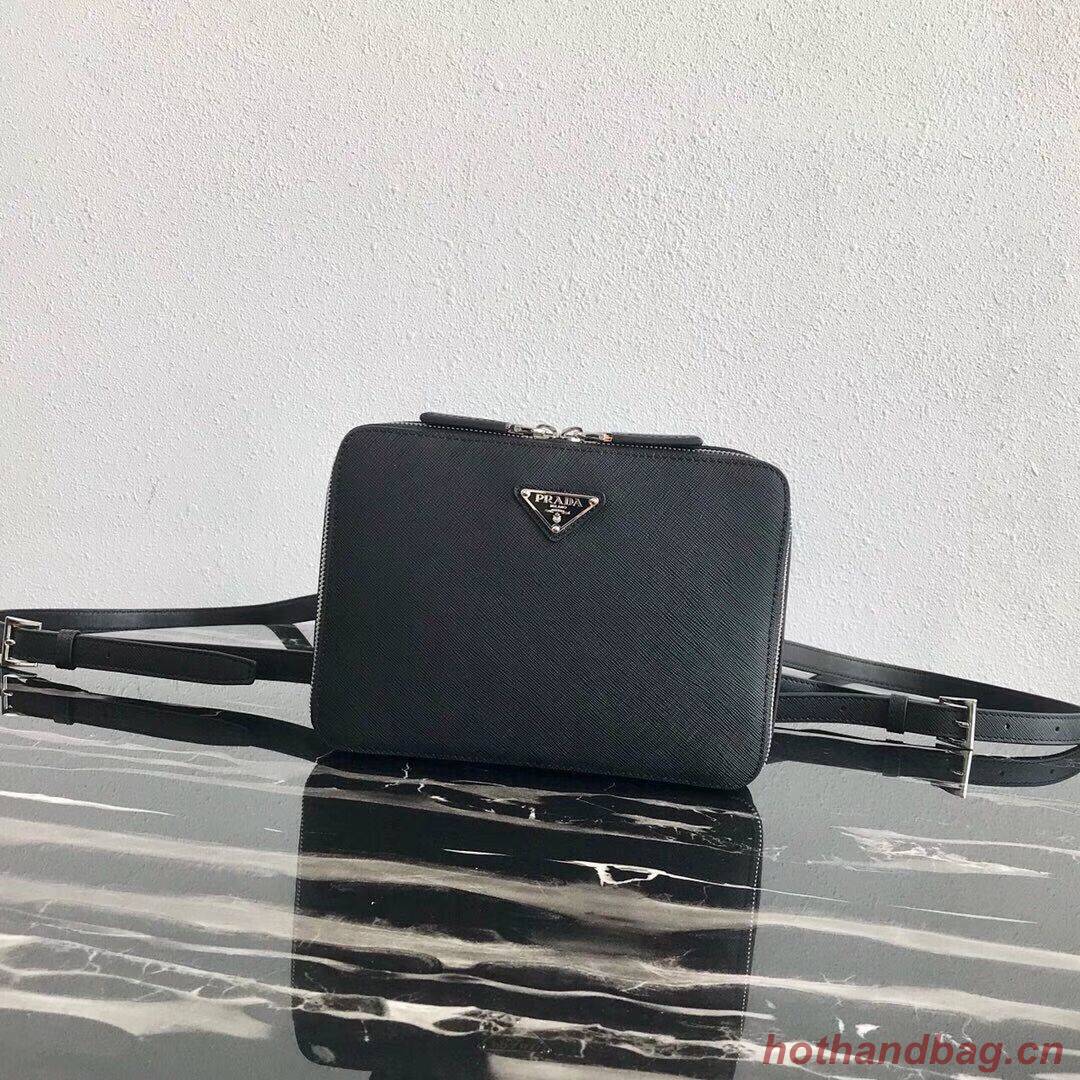 Prada Saffiano leather backpack 2VZ038 black