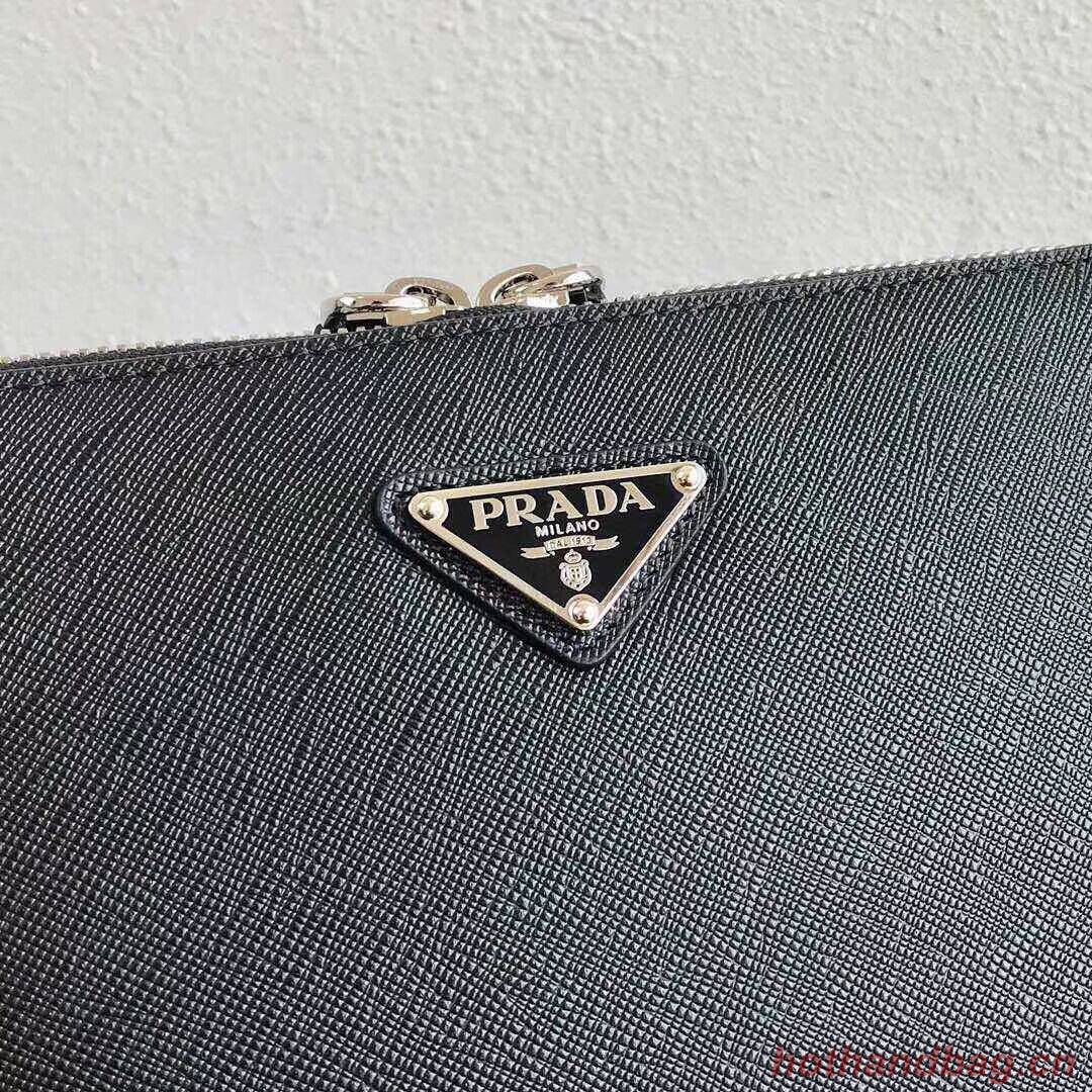 Prada Saffiano leather backpack 2VZ038 black