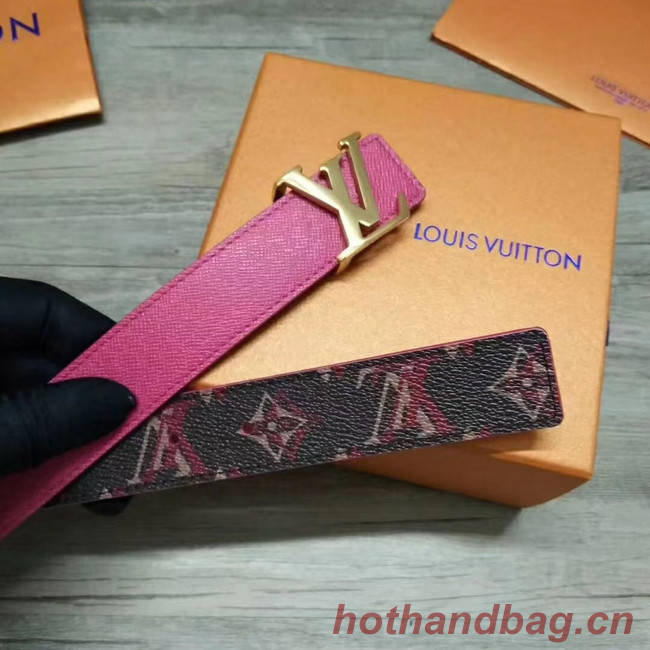 Louis Vuitton Leather Belt M0202W 30MM
