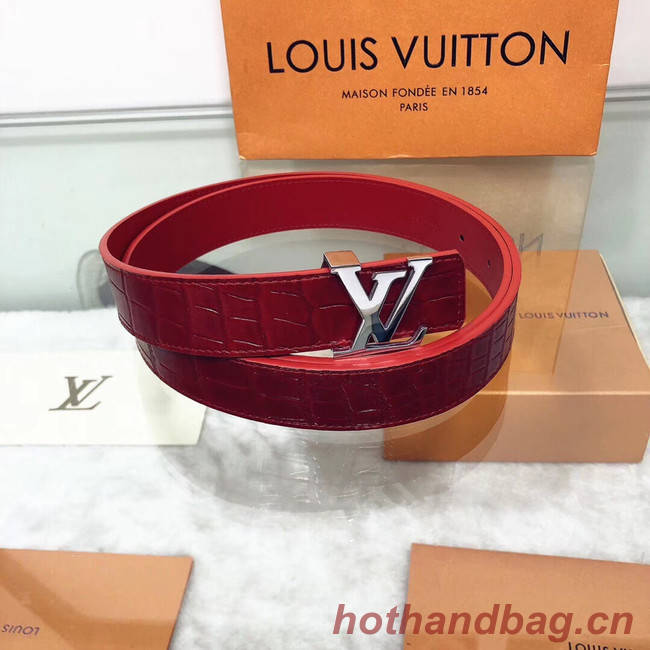 Louis Vuitton Leather Belt M0203W 30MM