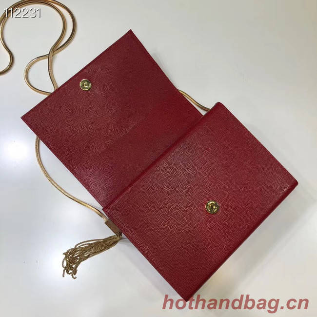 Yves Saint Laurent Kate mini Original leather Shoulder Bag Y593122 red