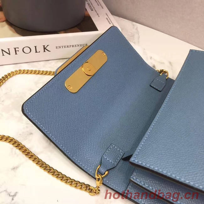 VALENTINO Origianl leather 069 Chain bag blue