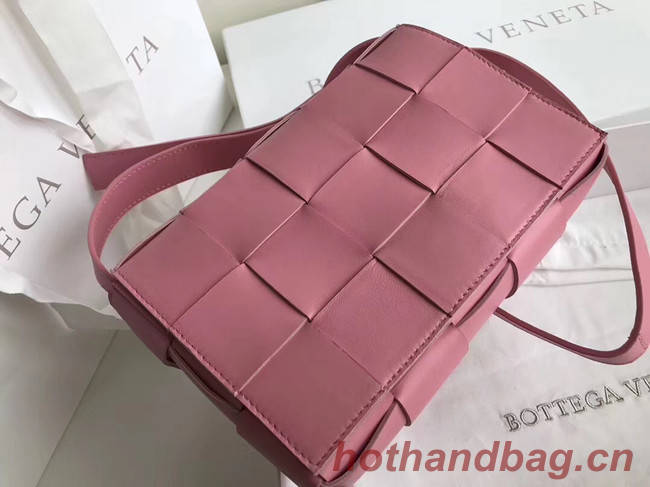 Bottega Veneta Sheepskin Weaving Original Leather 578004 rose