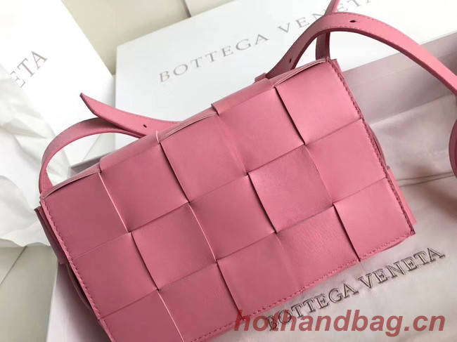 Bottega Veneta Sheepskin Weaving Original Leather 578004 rose