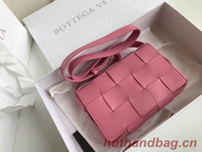 Bottega Veneta Sheepskin Weaving Original Leather 578004 rose