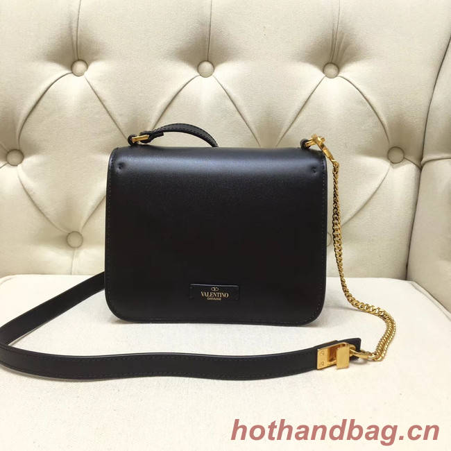 VALENTINO VLOCK Origianl leather shoulder bag 0906 black