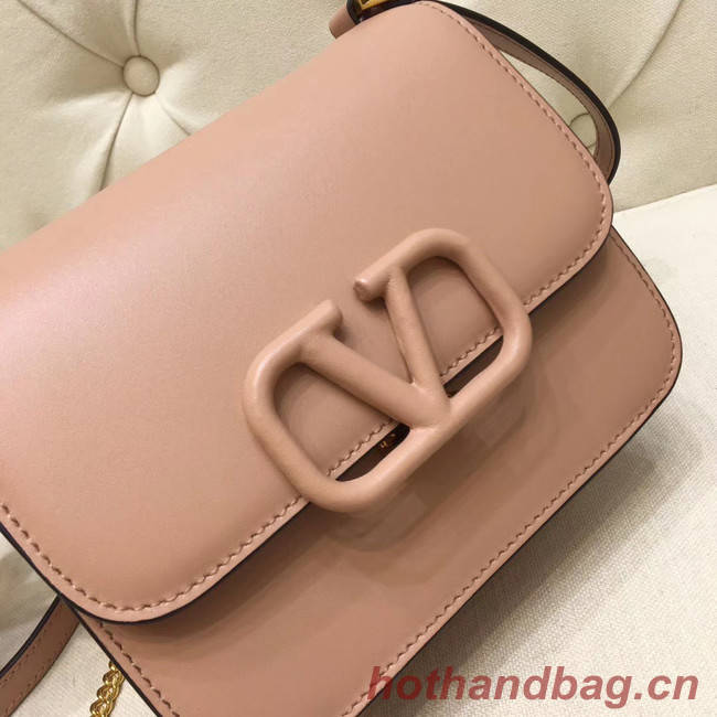 VALENTINO VLOCK Origianl leather shoulder bag 0906 light pink