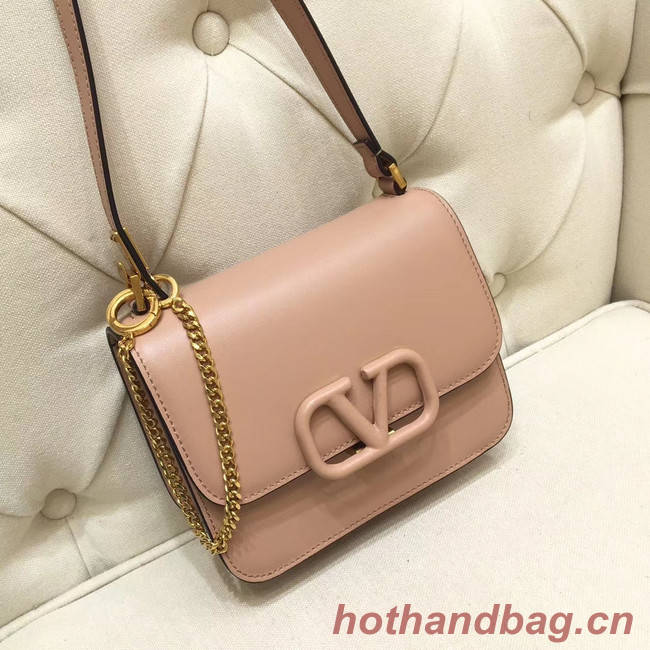 VALENTINO VLOCK Origianl leather shoulder bag 0906 light pink