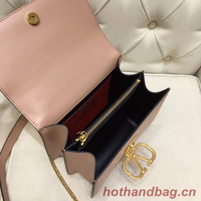 VALENTINO VLOCK Origianl leather shoulder bag 0908 pink