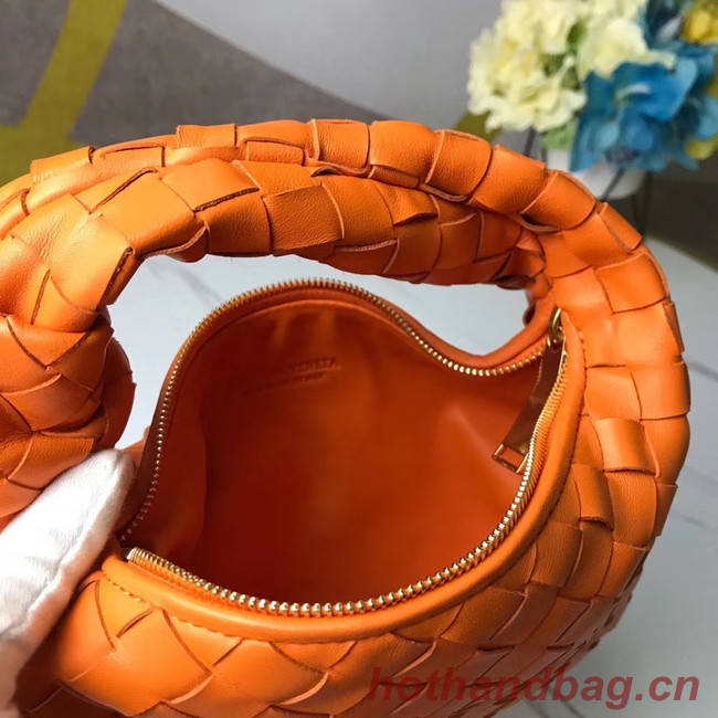 Bottega Veneta Original Weave Leather Bag BV4588 orange