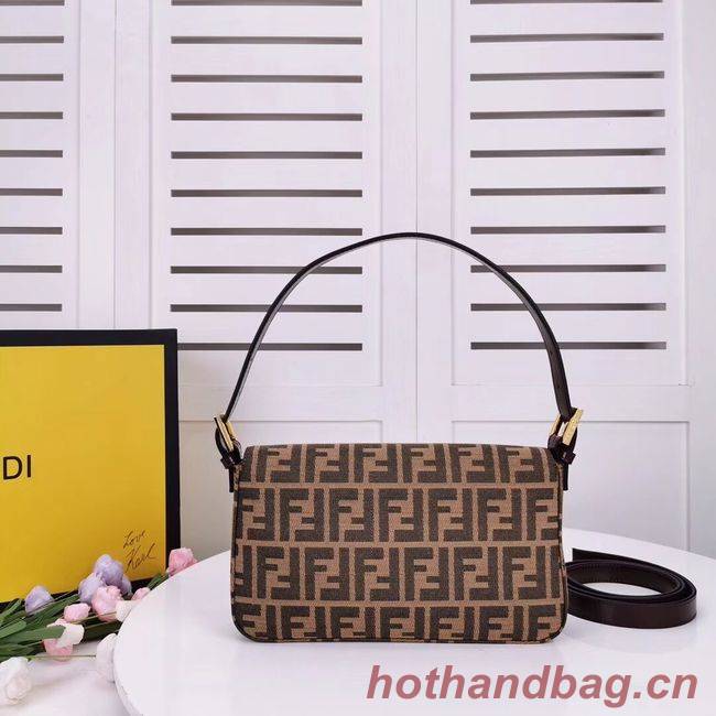 FENDI BAGUETTE fabric bag 8BR011 Coffee