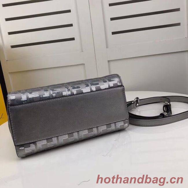 FENDI PEEKABOO ICONIC leather bag F0335 Silver