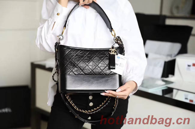 Chanel gabrielle hobo bag A93824 black