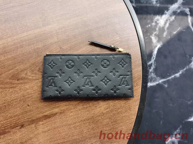 Louis Vuitton Original Monogram Empreinte Wallet M68712 black