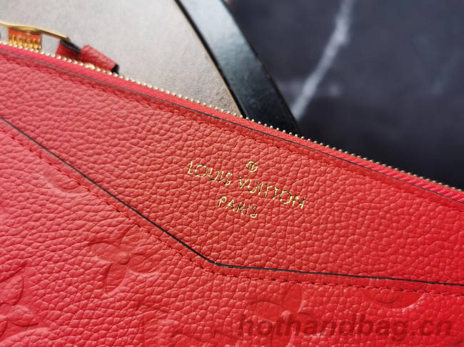 Louis Vuitton Original Monogram Empreinte Wallet M68712 red