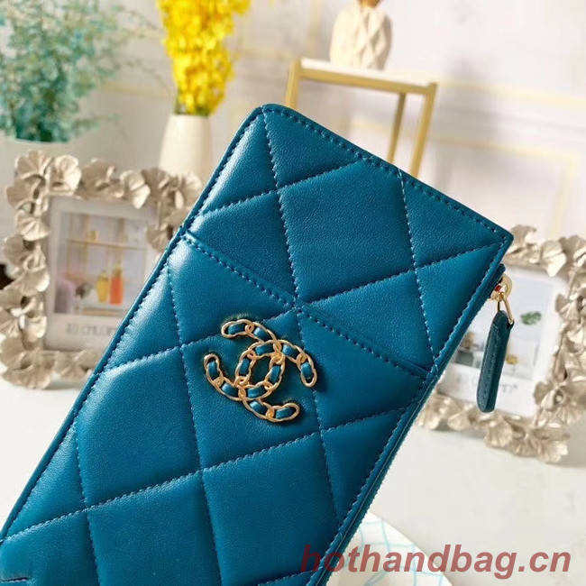 CHANEL 19 Mobile phone case Card Holder AP1182 blue