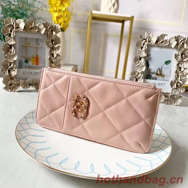 CHANEL 19 Mobile phone case Card Holder AP1182 pink