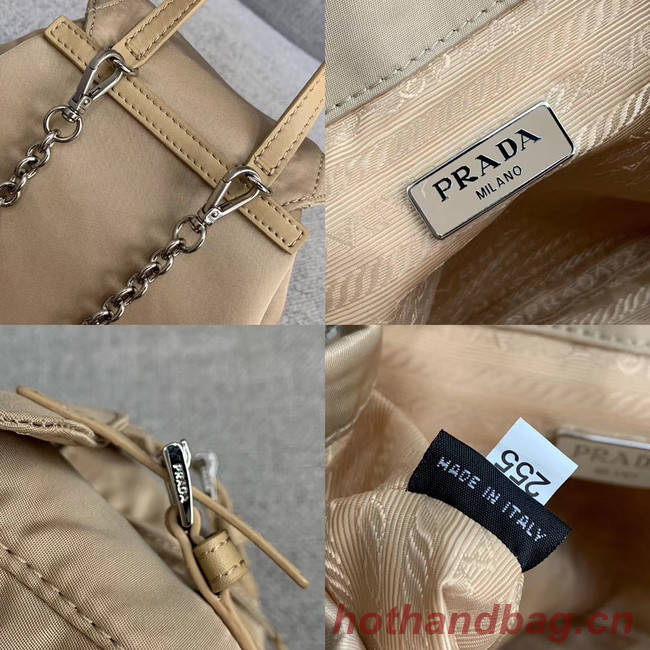 Prada Nylon mini backpack 1BH029 apricot